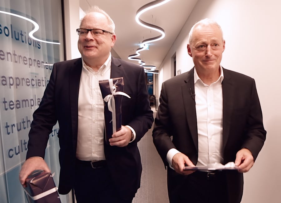 Uwe Köstens und Martin Hammer, Managing Partner bei enomyc